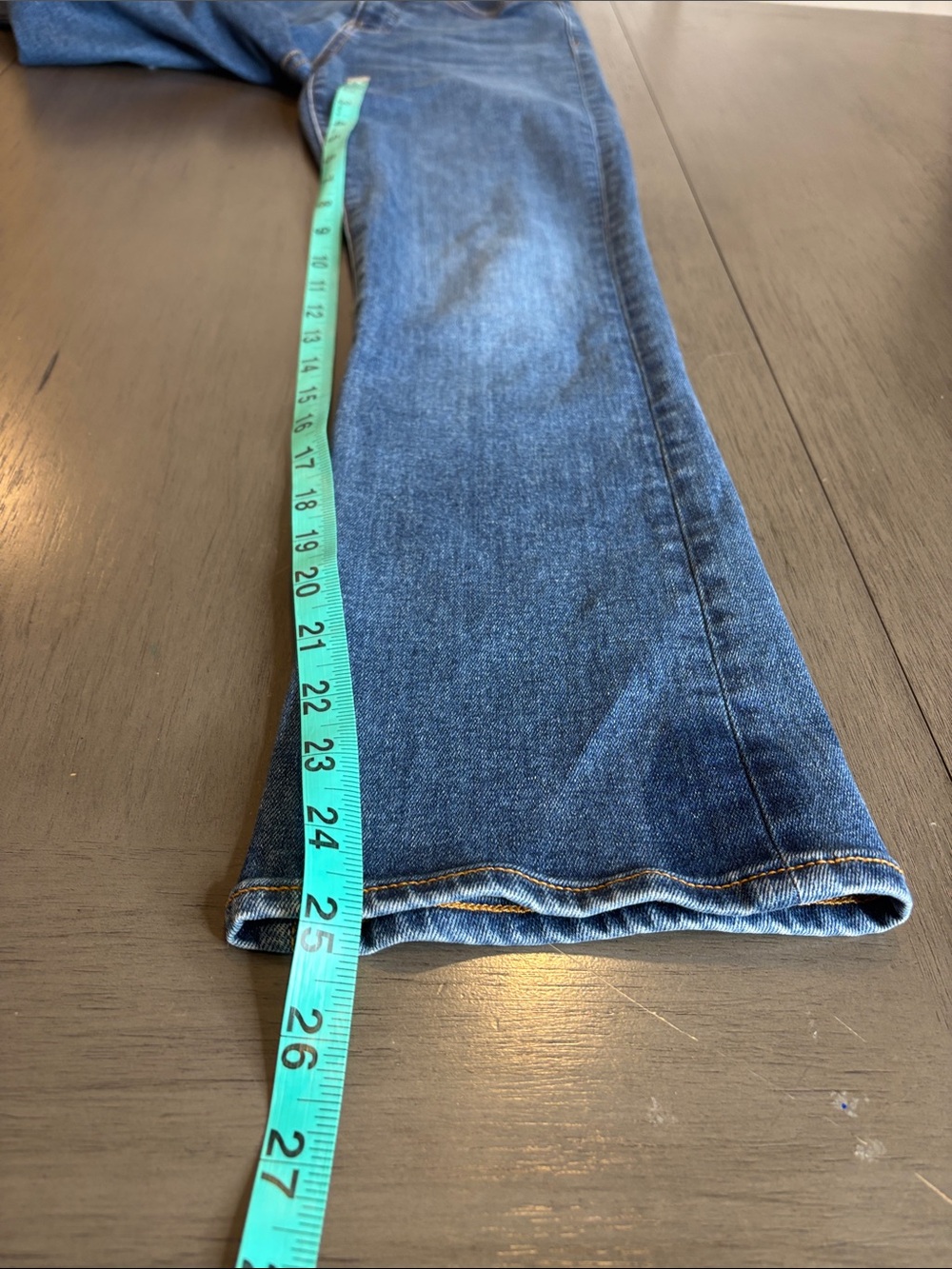 π Veronica Beard Carly Kick Flare Jeans Womenβs 26 Dark Wash Staight Legπ - Picture 6 of 12